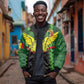 Custom Mali Football Bomber Jacket Les Aigles-Green, Gold & Red