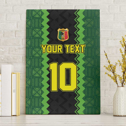 Custom Mali Football Canvas Wall Art Les Aigles-Green, Gold & Red