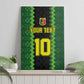 Custom Mali Football Canvas Wall Art Les Aigles-Green, Gold & Red