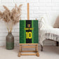 Custom Mali Football Canvas Wall Art Les Aigles-Green, Gold & Red