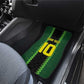 Custom Mali Football Car Mats Les Aigles-Green, Gold & Red