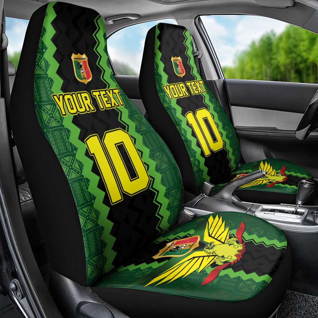 Custom Mali Football Car Seat Cover Les Aigles-Green, Gold & Red