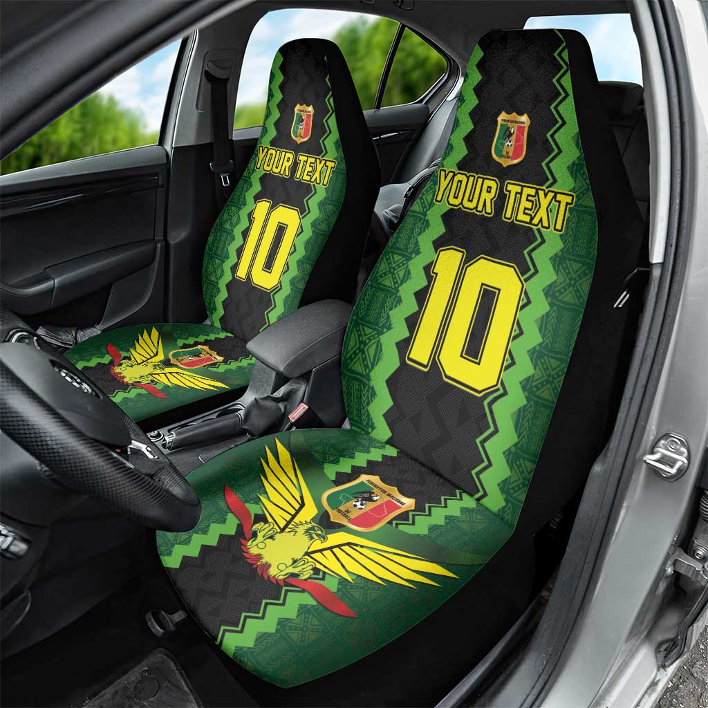 Custom Mali Football Car Seat Cover Les Aigles-Green, Gold & Red