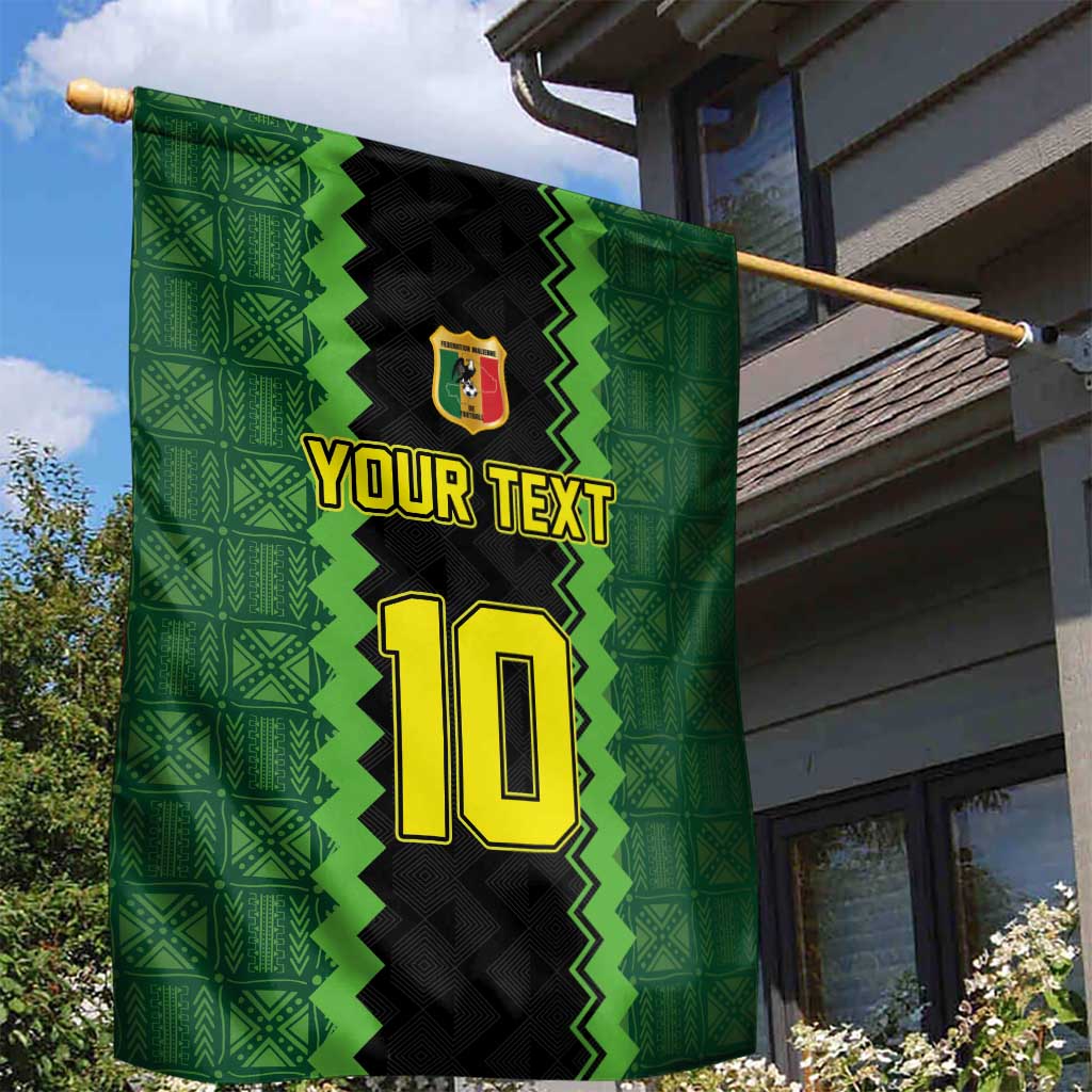 Custom Mali Football Garden Flag Les Aigles-Green, Gold & Red