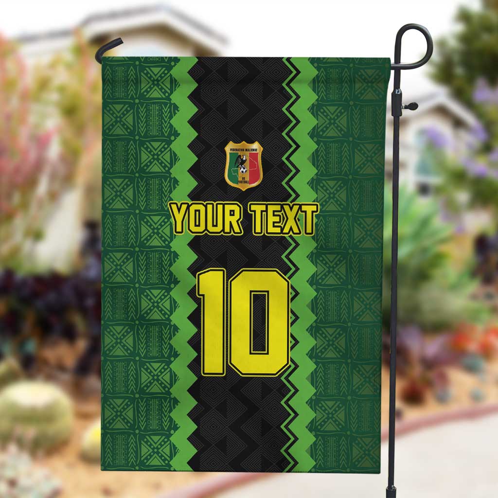 Custom Mali Football Garden Flag Les Aigles-Green, Gold & Red