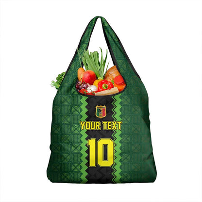 Custom Mali Football Grocery Bag Les Aigles-Green, Gold & Red