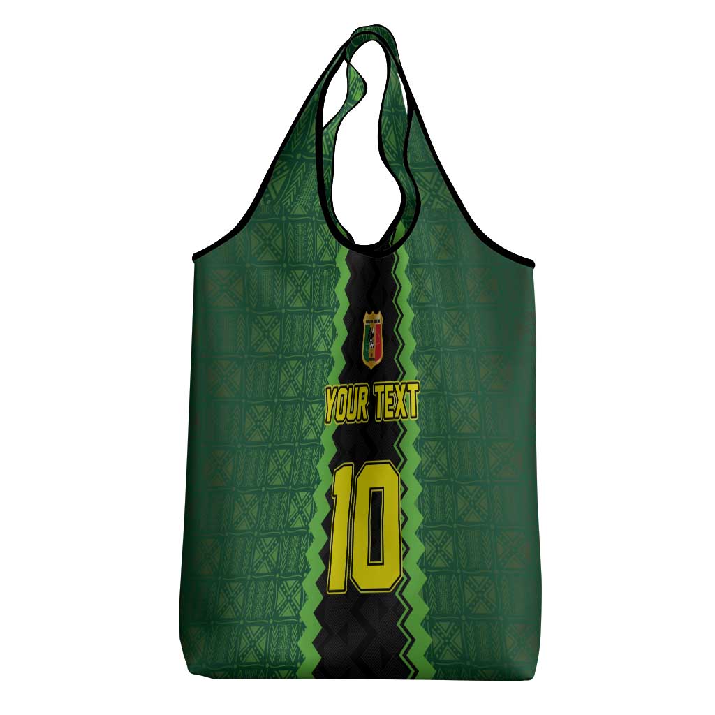 Custom Mali Football Grocery Bag Les Aigles-Green, Gold & Red