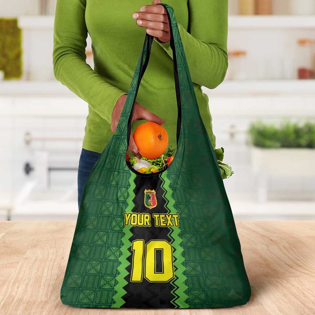 Custom Mali Football Grocery Bag Les Aigles-Green, Gold & Red