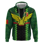 Custom Mali Football Hoodie Les Aigles-Green, Gold & Red