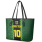 Custom Mali Football Leather Tote Bag Les Aigles-Green, Gold & Red
