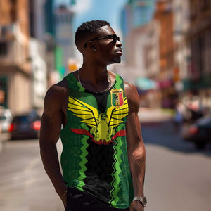Custom Mali Football Men Tank Top Les Aigles-Green, Gold & Red