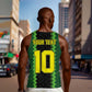 Custom Mali Football Men Tank Top Les Aigles-Green, Gold & Red