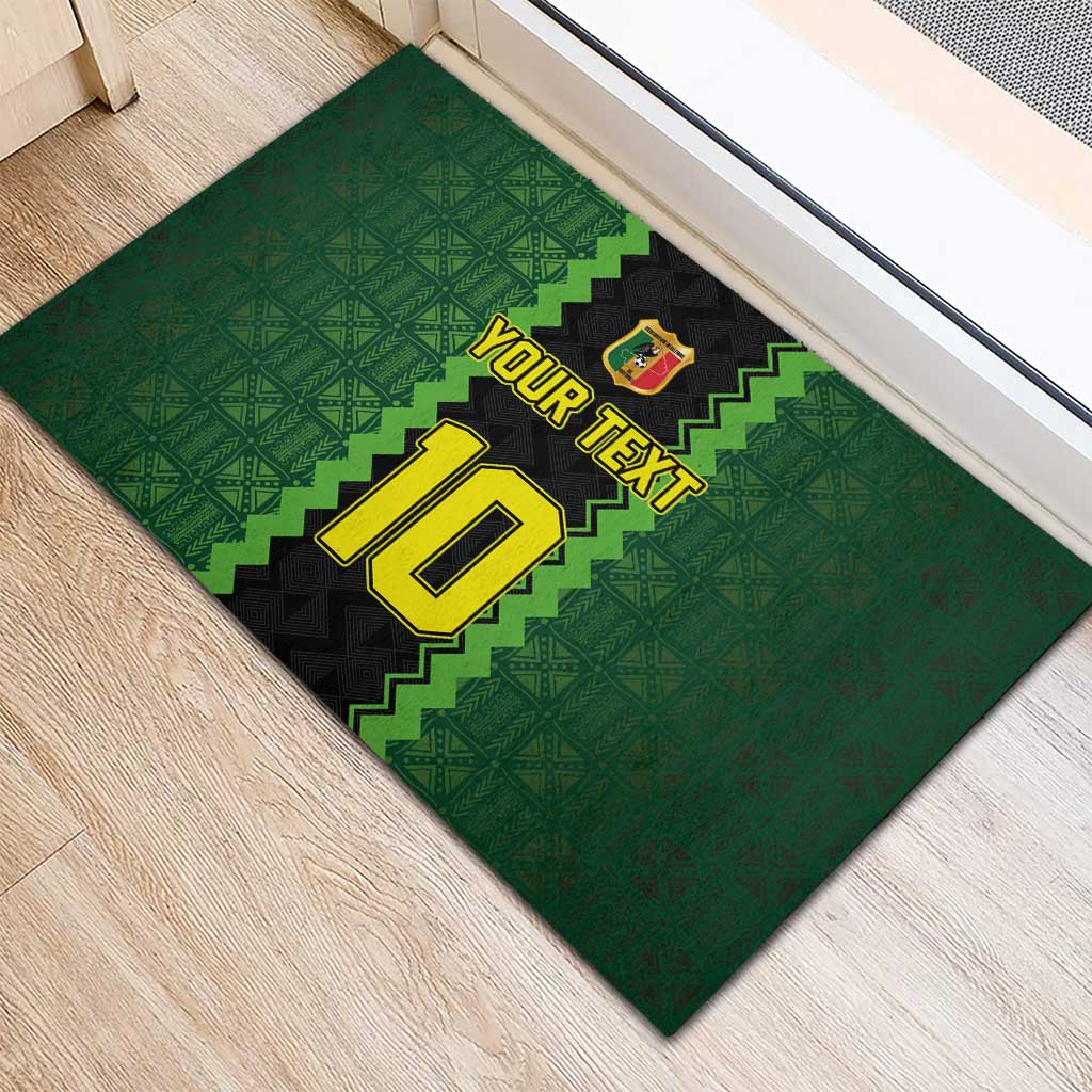 Custom Mali Football Rubber Doormat Les Aigles-Green, Gold & Red