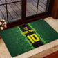 Custom Mali Football Rubber Doormat Les Aigles-Green, Gold & Red