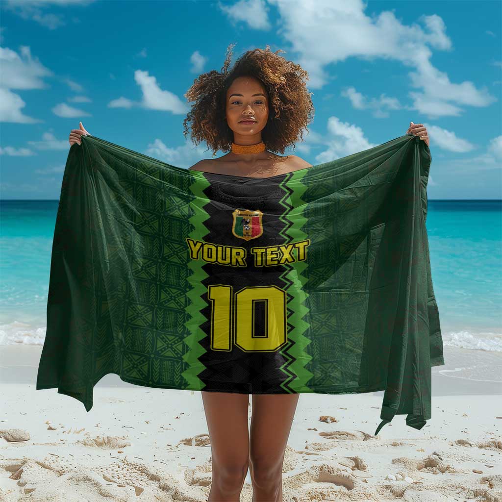 Custom Mali Football Sarong Les Aigles-Green, Gold & Red
