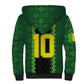 Custom Mali Football Sherpa Hoodie Les Aigles-Green, Gold & Red