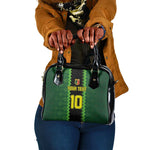 Custom Mali Football Shoulder Handbag Les Aigles-Green, Gold & Red