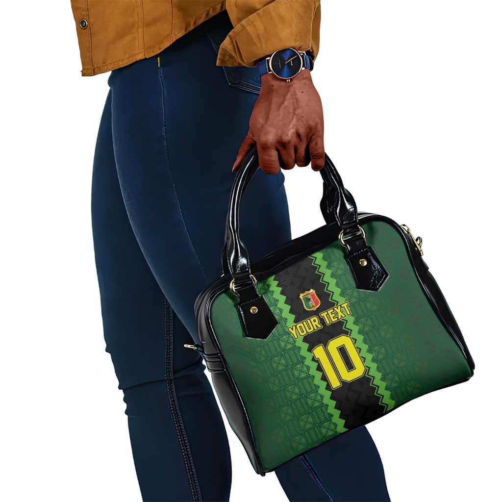 Custom Mali Football Shoulder Handbag Les Aigles-Green, Gold & Red