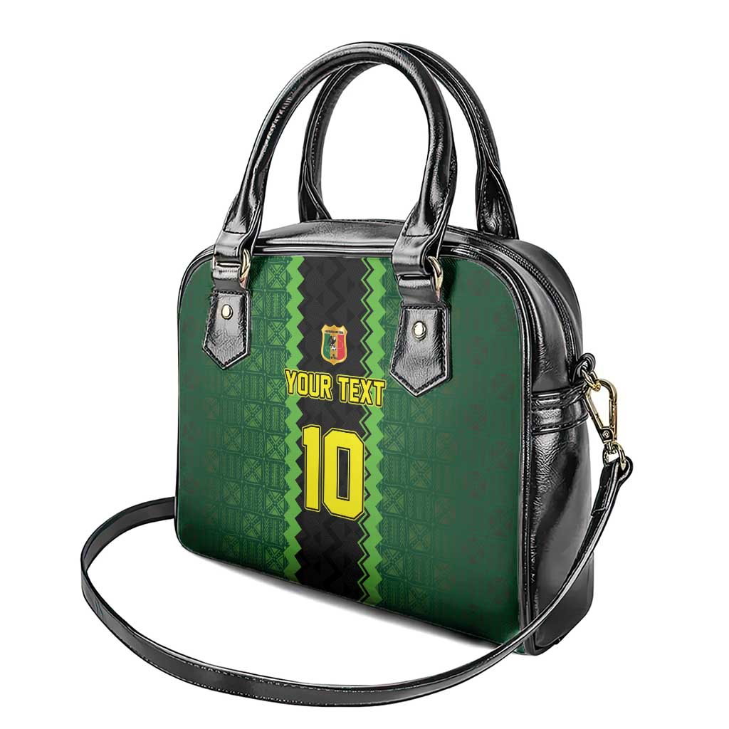 Custom Mali Football Shoulder Handbag Les Aigles-Green, Gold & Red