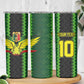 Custom Mali Football Skinny Tumbler Les Aigles-Green, Gold & Red