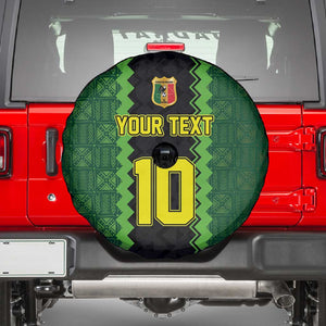 Custom Mali Football Spare Tire Cover Les Aigles-Green, Gold & Red