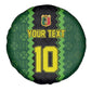 Custom Mali Football Spare Tire Cover Les Aigles-Green, Gold & Red
