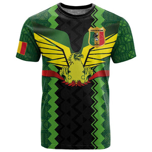 Custom Mali Football T shirt Les Aigles-Green, Gold & Red