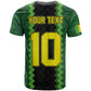 Custom Mali Football T shirt Les Aigles-Green, Gold & Red