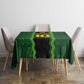 Custom Mali Football Tablecloth Les Aigles-Green, Gold & Red