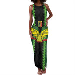 Custom Mali Football Tank Maxi Dress Les Aigles-Green, Gold & Red
