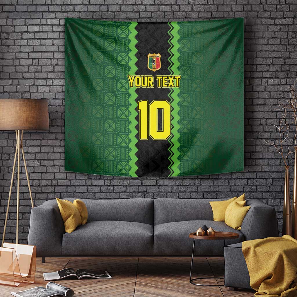 Custom Mali Football Tapestry Les Aigles-Green, Gold & Red
