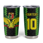 Custom Mali Football Tumbler Cup Les Aigles-Green, Gold & Red