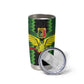 Custom Mali Football Tumbler Cup Les Aigles-Green, Gold & Red