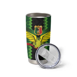 Custom Mali Football Tumbler Cup Les Aigles-Green, Gold & Red
