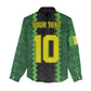 Custom Mali Football Women Casual Shirt Les Aigles-Green, Gold & Red