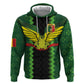 Custom Mali Football Zip Hoodie Les Aigles-Green, Gold & Red