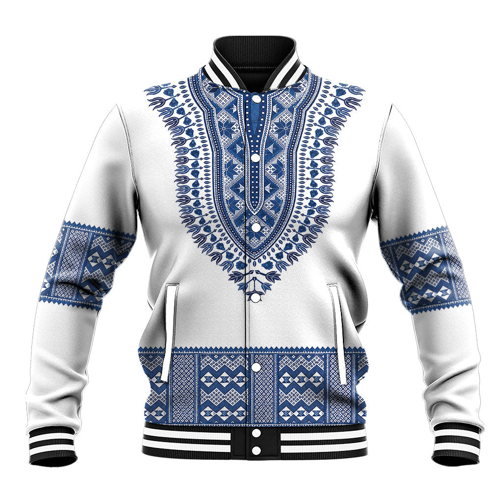 Cape Verde Baseball Jacket Pano di Terra Dashiki Style