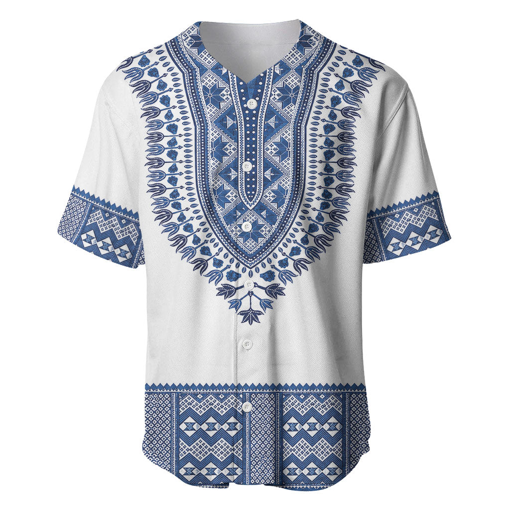 Cape Verde Baseball Jersey Pano di Terra Dashiki Style