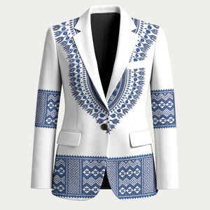 Cape Verde Blazer Pano di Terra Dashiki Style