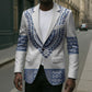 Cape Verde Blazer Pano di Terra Dashiki Style