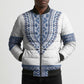 Cape Verde Bomber Puffer Jacket Pano di Terra Dashiki Style