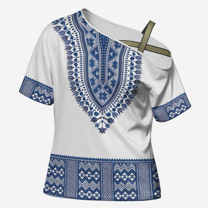 Cape Verde Cross Shoulder Shirt Pano di Terra Dashiki Style