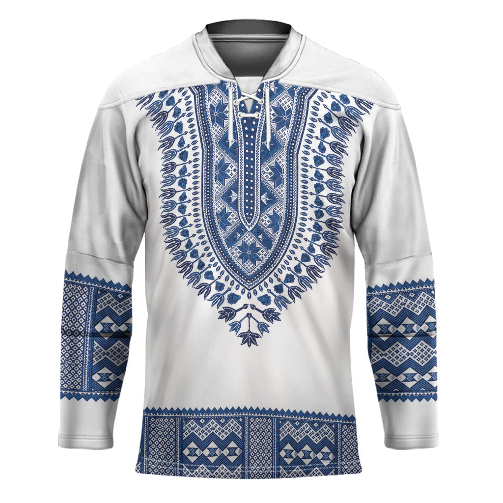 Cape Verde Hockey Jersey Pano di Terra Dashiki Style