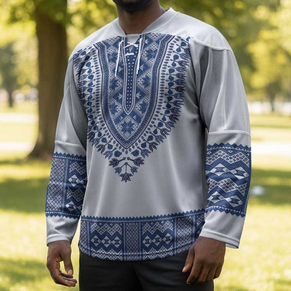 Cape Verde Hockey Jersey Pano di Terra Dashiki Style