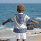 Cape Verde Kid Hawaiian Shirt Pano di Terra Dashiki Style