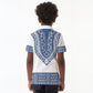 Cape Verde Kid Polo Shirt Pano di Terra Dashiki Style