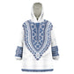 Cape Verde Kid Wearable Blanket Hoodie Pano di Terra Dashiki Style