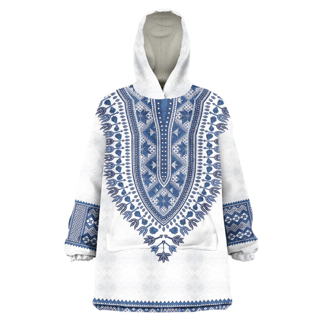 Cape Verde Kid Wearable Blanket Hoodie Pano di Terra Dashiki Style