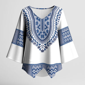 Cape Verde Kimono Sleeve Blouse Pano di Terra Dashiki Style