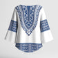 Cape Verde Kimono Sleeve Blouse Pano di Terra Dashiki Style